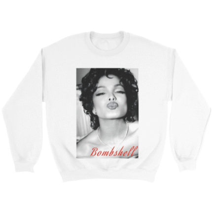Sassy Retro Sweatshirt – Bold & Timeless Style (White)